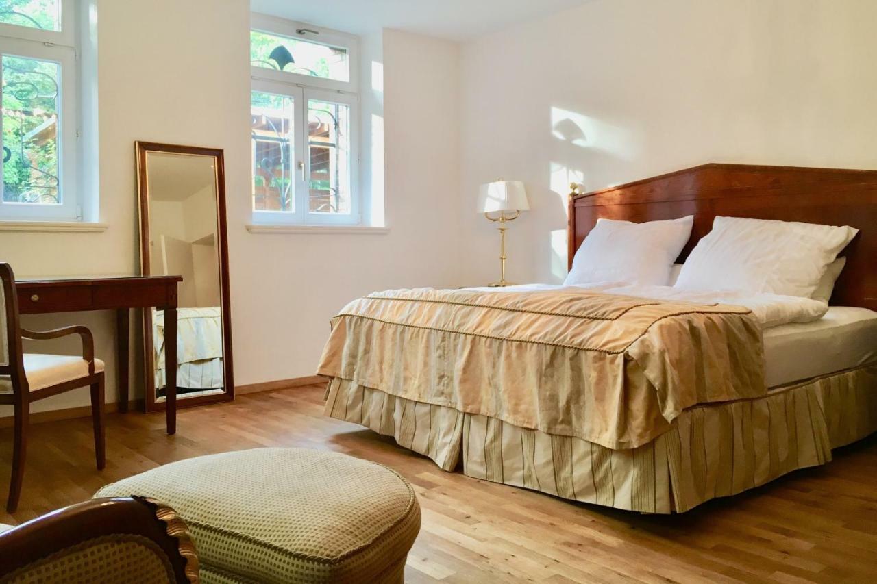 Appartment Villa Am Bretschneiderpark Leipzig Bagian luar foto